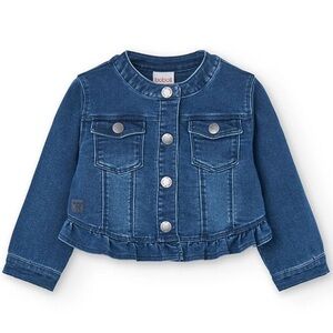 NWT Boboli Baby Girl Denim Jean Jacket- Size 6M